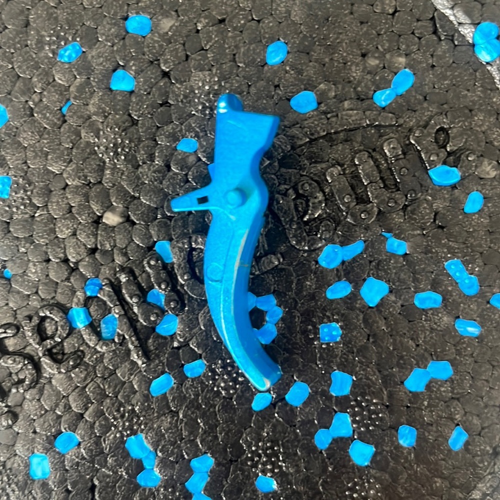 Blue airsoft m4 trigger for V2 gearbox